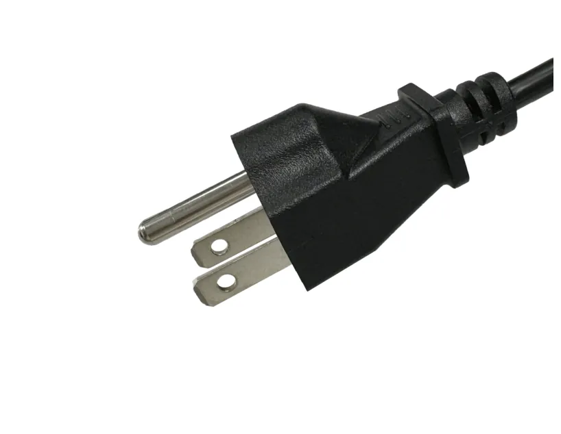 USA / Canada 3-Pin Grounded Plug Power Cord (NEMA 5-15) photo 2