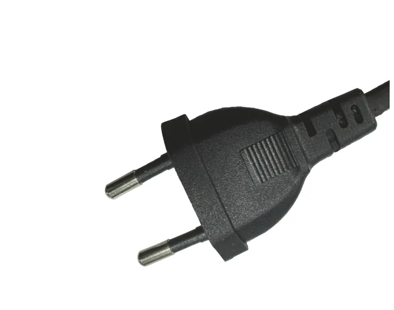 EU Europlug 2-Pin Power Cord (CEE 7/16)