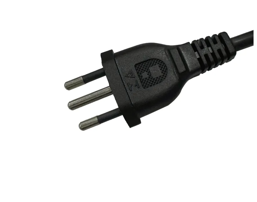 Brazil Plug Power Cord (NBR 14136) photo 2