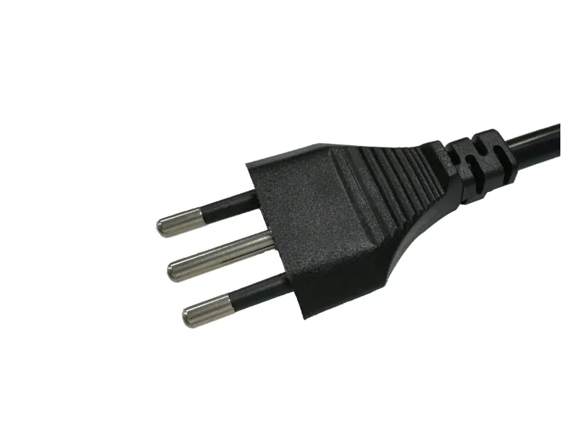 Italy 3-Pin Plug Power Cord (Type L)