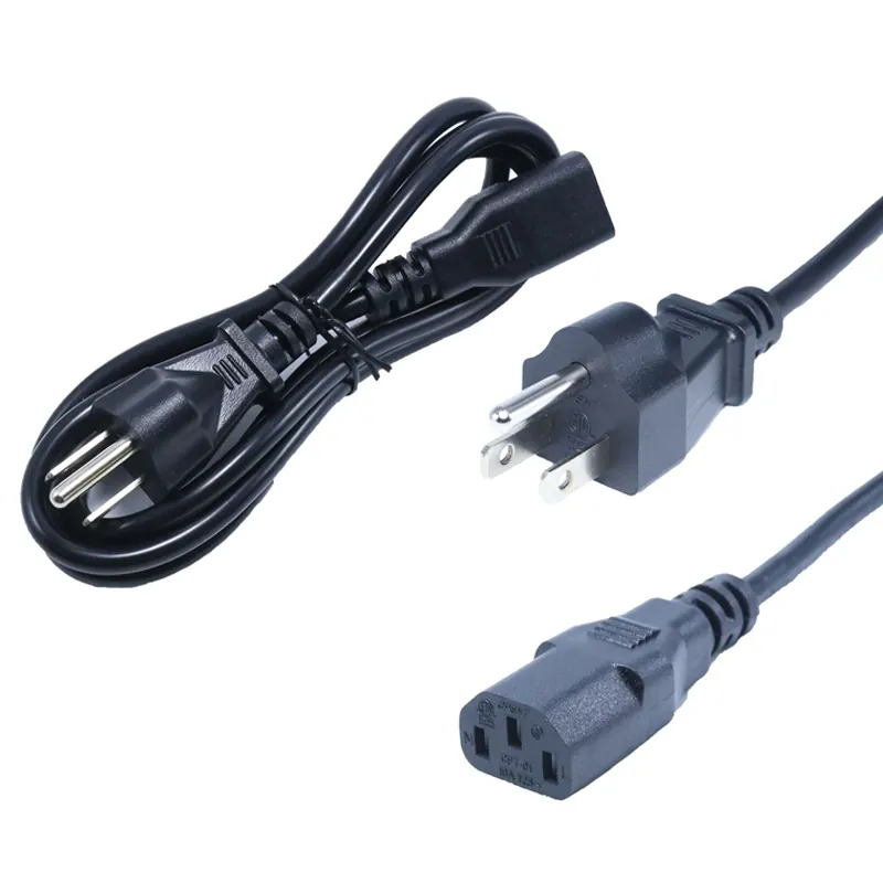 USA / Canada 3-Pin Grounded Plug Power Cord (NEMA 5-15) photo 3